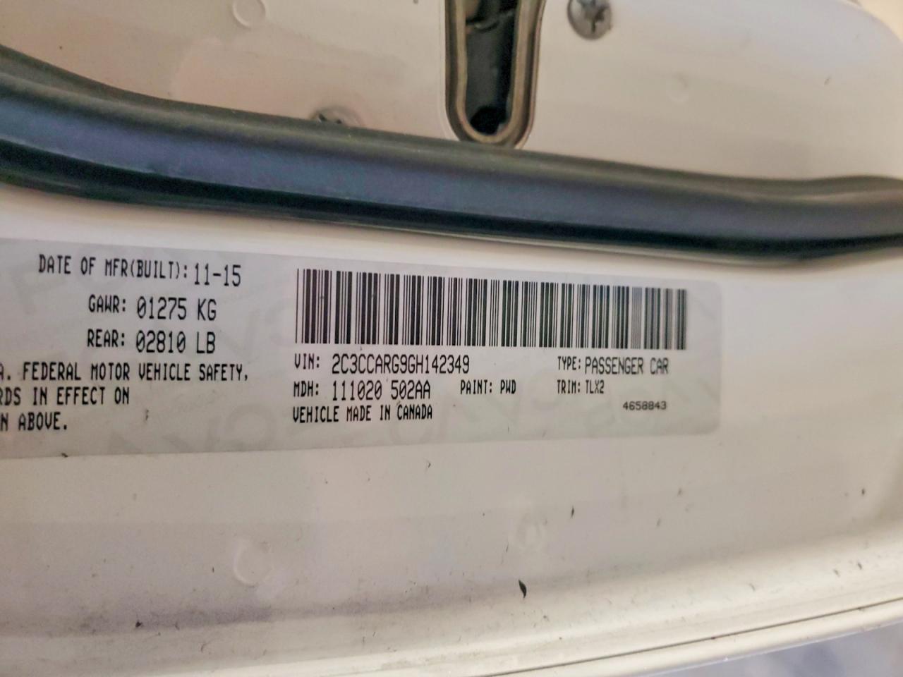 2016 CHRYSLER 300 LIMITED photo 23