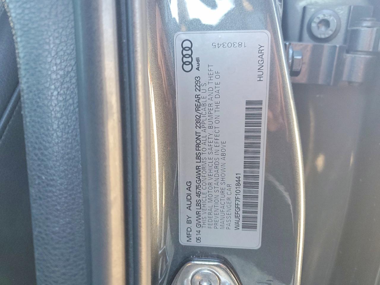 2015 AUDI A3 PREMIUM PLUS photo 12