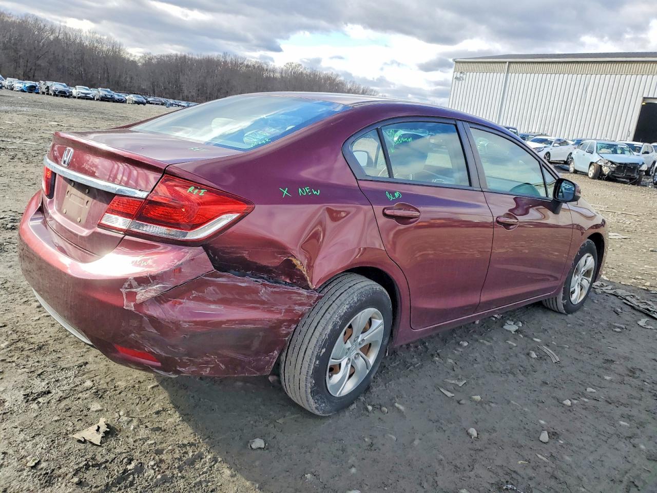 2013 HONDA CIVIC LX photo 3