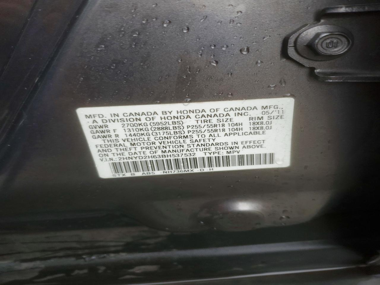 2011 ACURA MDX TECHNOLOGY photo 37