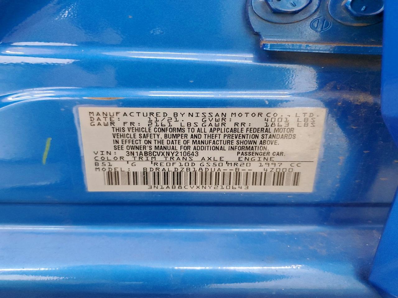 2022 NISSAN SENTRA SV photo 23
