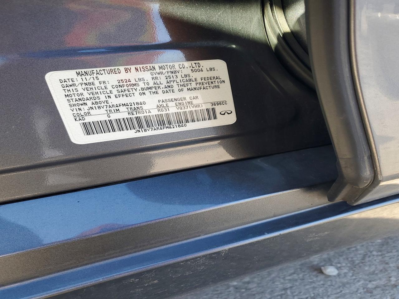 2015 INFINITI Q50 BASE photo 12