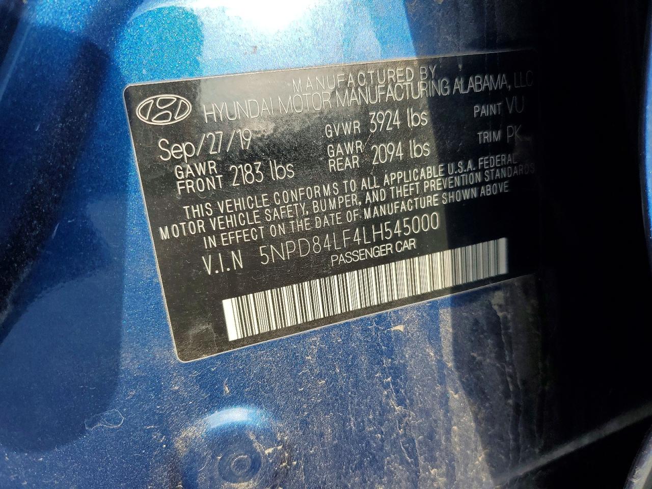 2020 HYUNDAI ELANTRA SEL photo 25