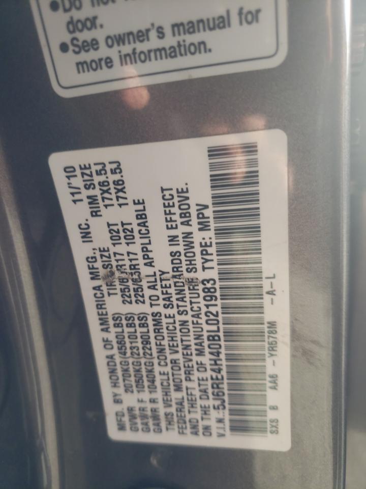 2011 HONDA CR-V SE photo 12
