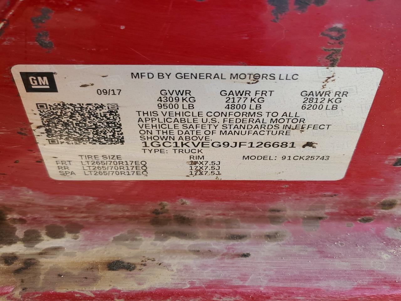 2018 CHEVROLET SILVERADO K2500 HEAVY DUTY LT photo 12