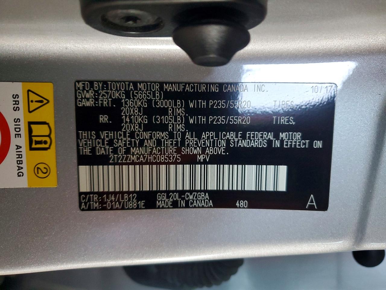 2017 LEXUS RX 350 BASE photo 12