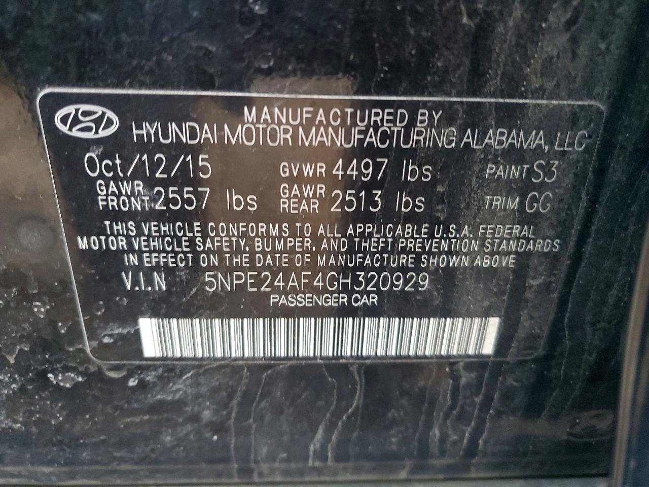 2016 HYUNDAI SONATA SE photo 12