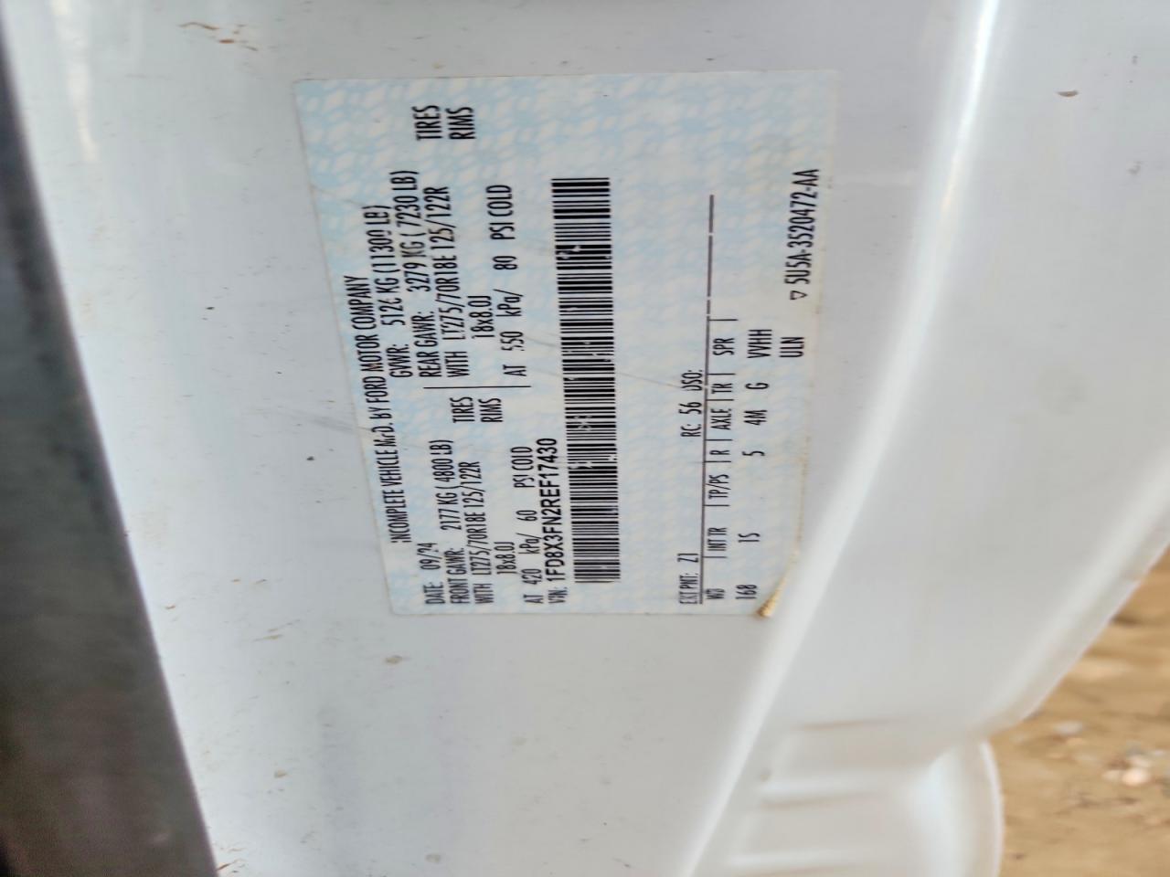 2024 FORD SUPER DUTY F-350 W/S photo 23