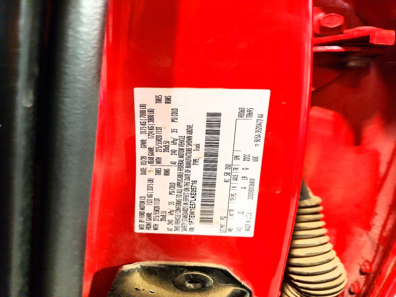 2020 FORD F150 SUPERCREW photo 12
