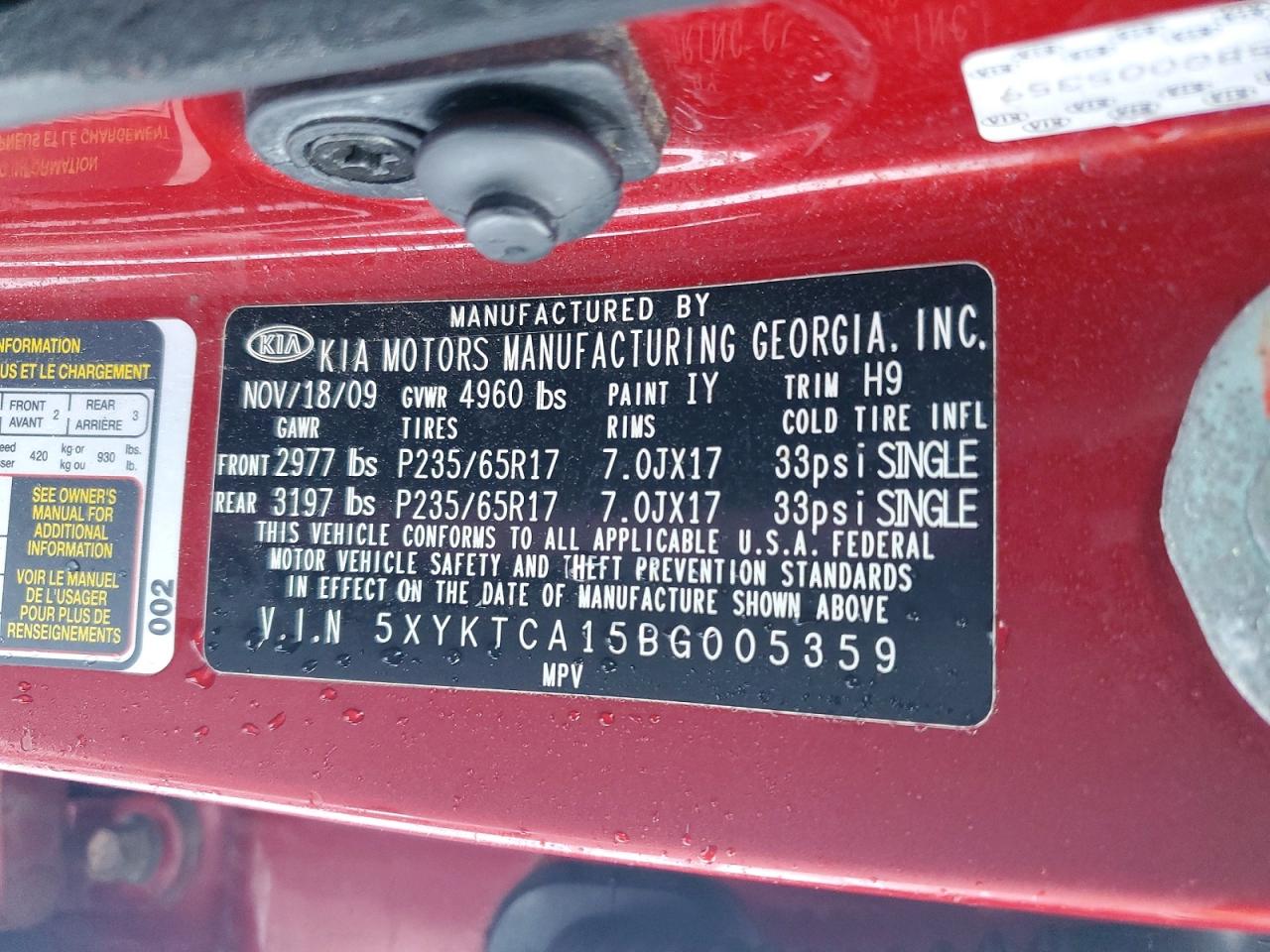 2011 KIA SORENTO BASE photo 13
