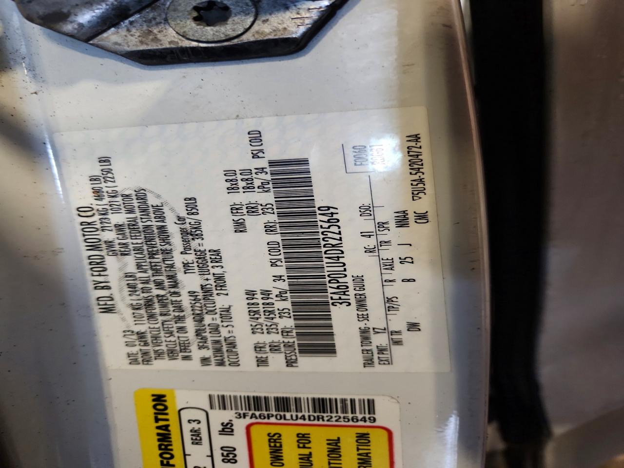 2013 FORD FUSION SE HYBRID photo 12
