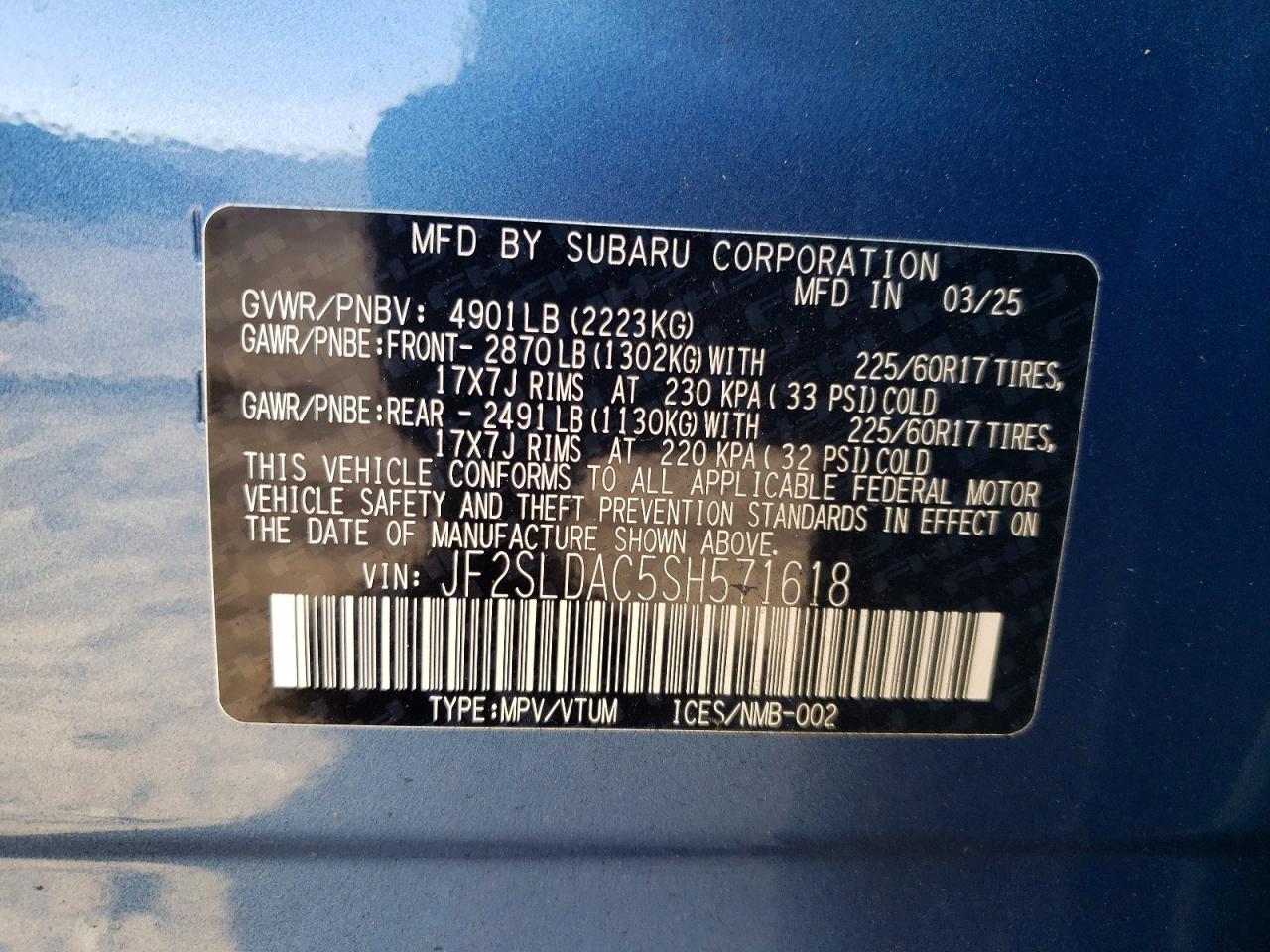 2025 SUBARU FORESTER photo 25