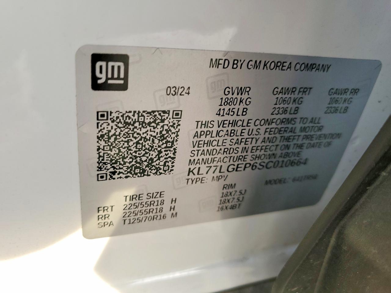 2025 CHEVROLET TRAX 1RS photo 13