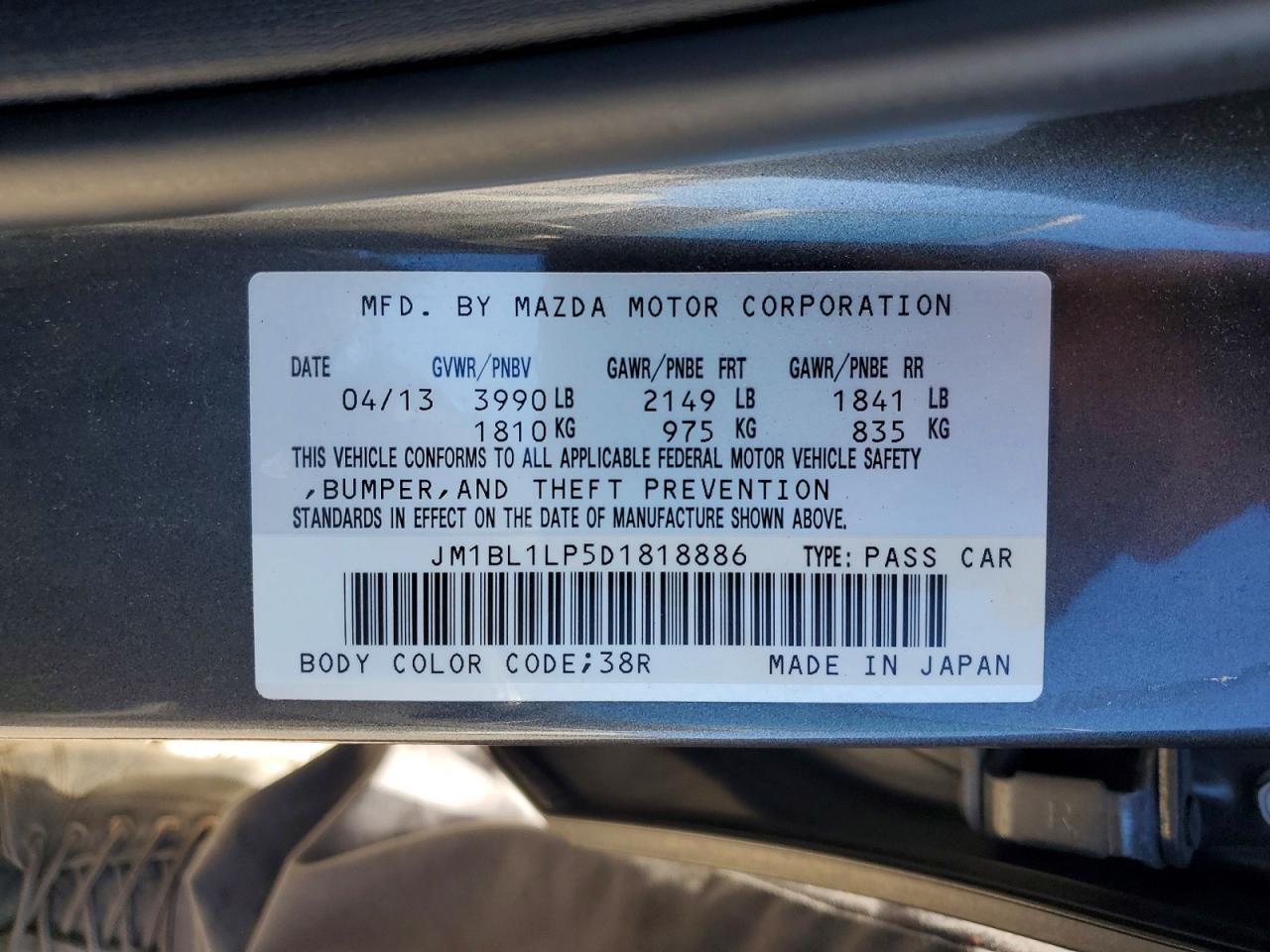 2013 MAZDA 3 I photo 25
