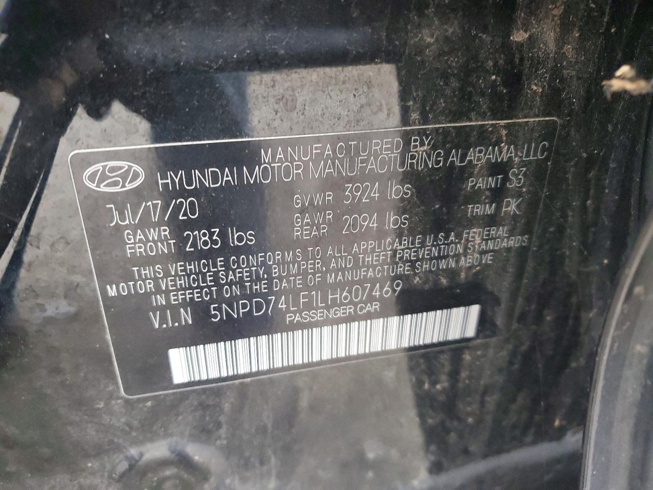 2020 HYUNDAI ELANTRA SE photo 13