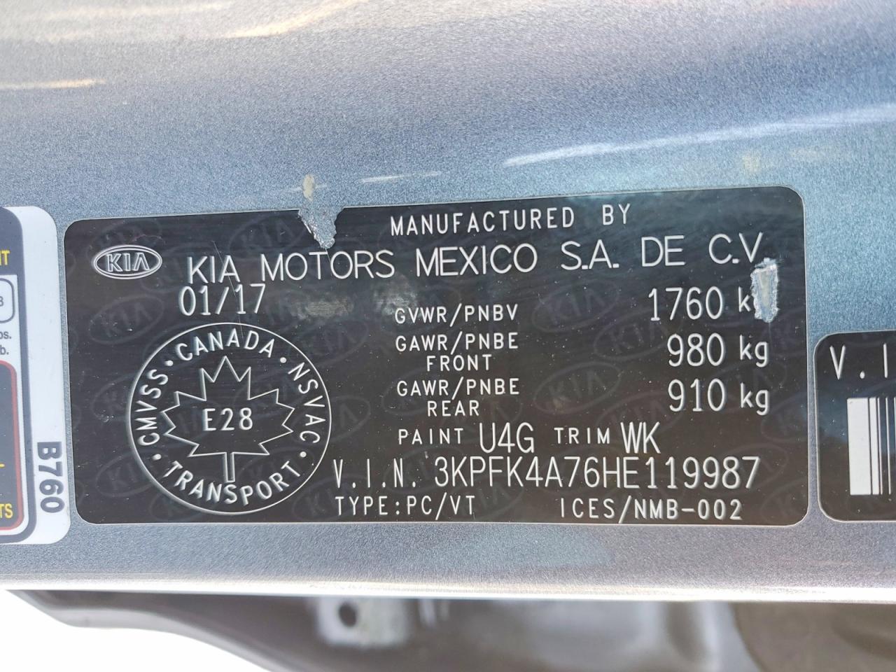 2017 KIA FORTE LX photo 13