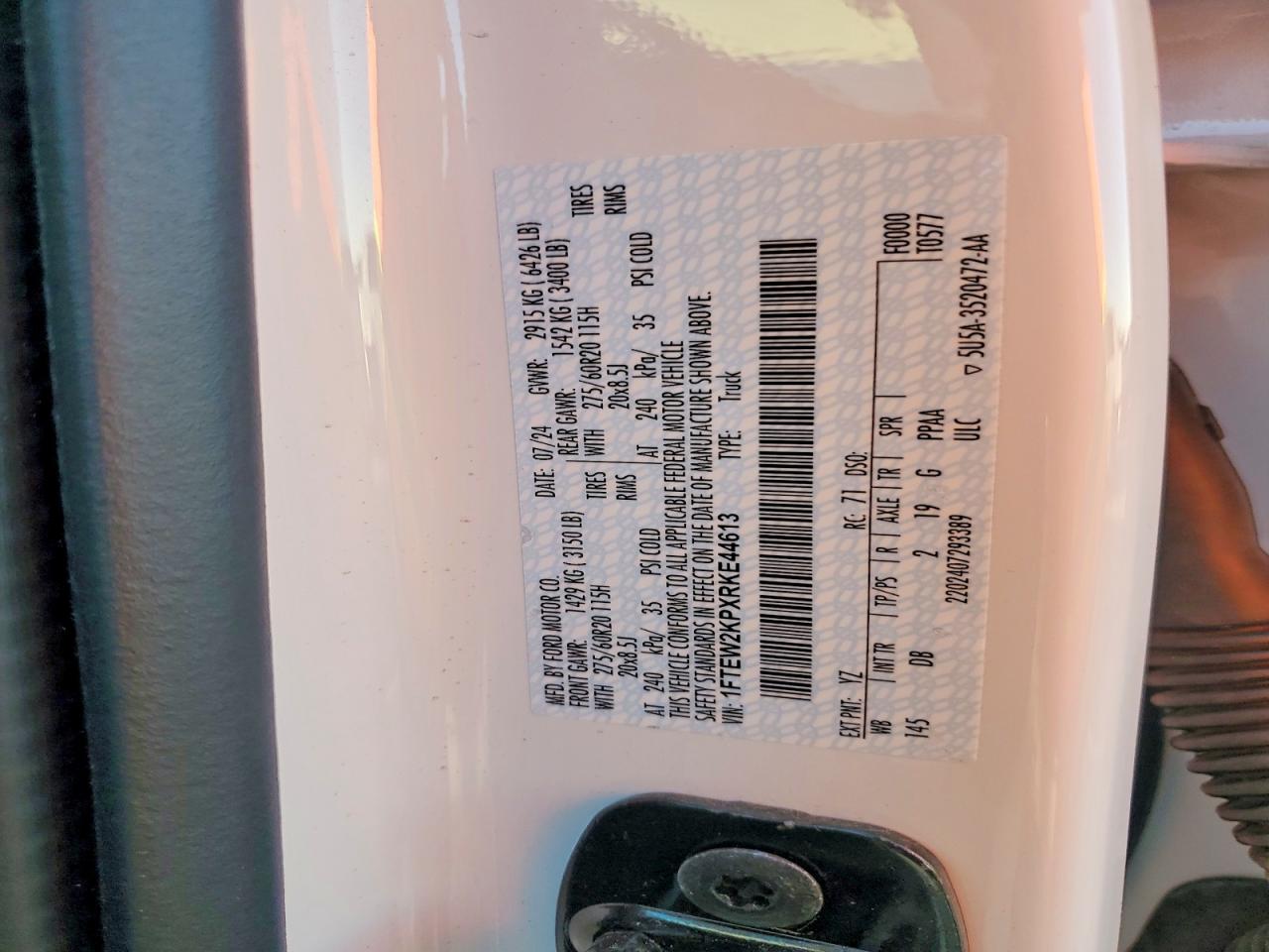2024 FORD F150 STX photo 12