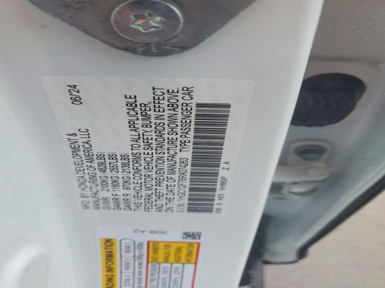 2024 HONDA ACCORD HYBRID SPORT-L photo 12