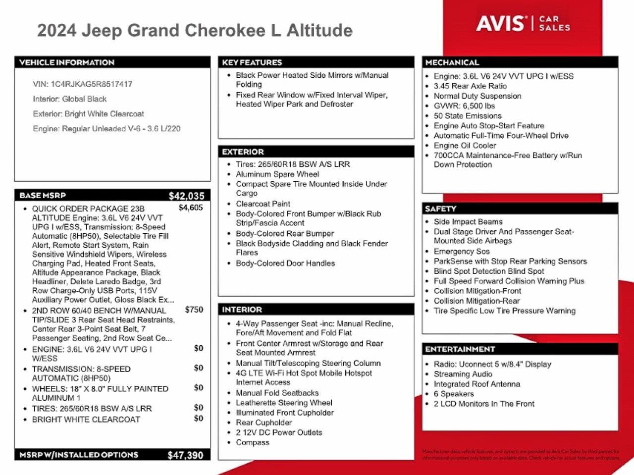 2024 JEEP GRAND CHEROKEE L LAREDO photo 12