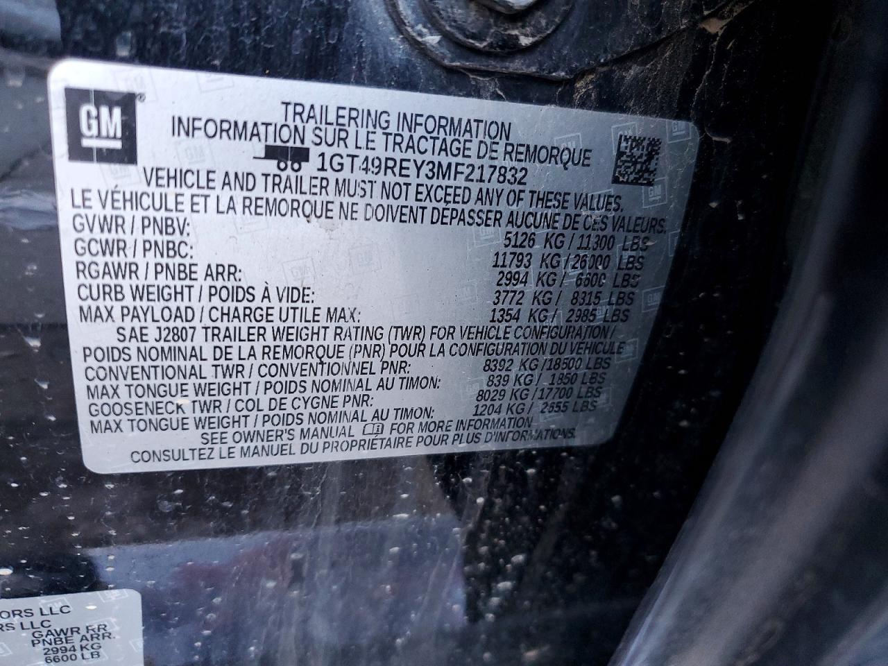 2021 GMC SIERRA K2500 DENALI photo 12