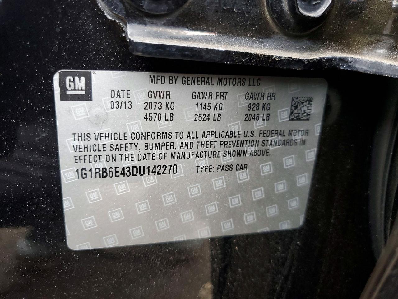 2013 CHEVROLET VOLT photo 12