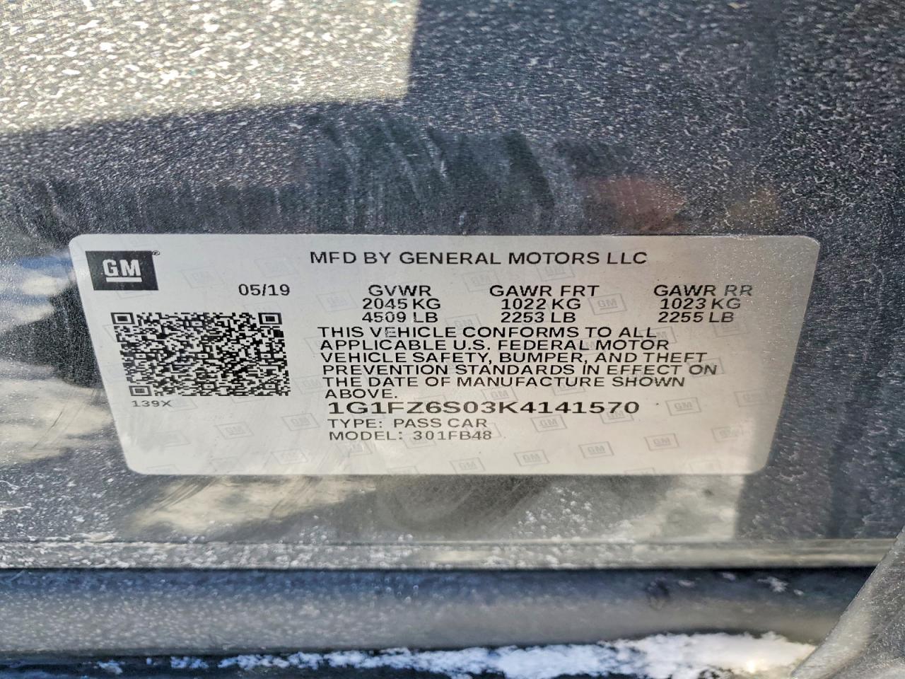2019 CHEVROLET BOLT EV PREMIER photo 13