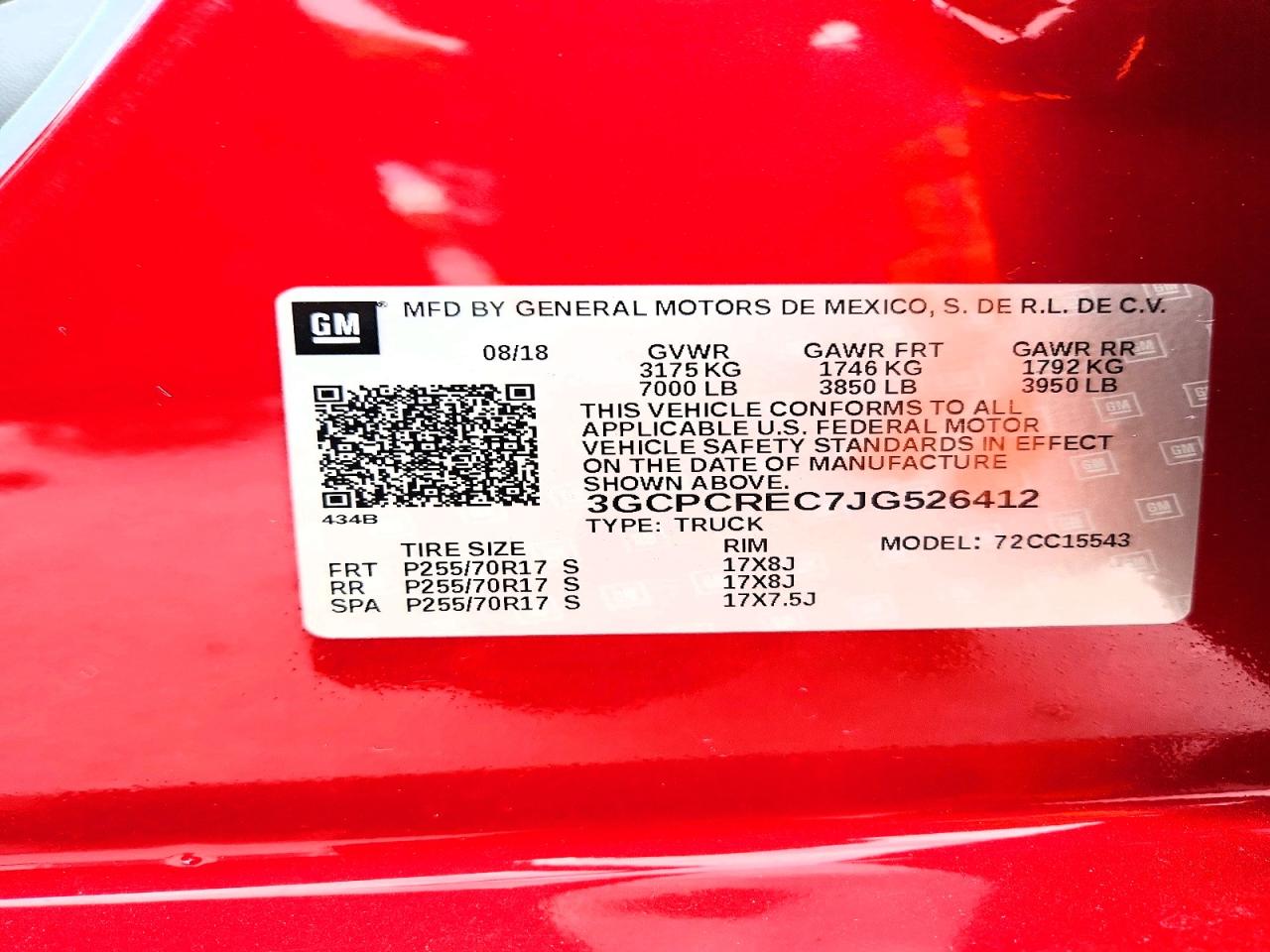 2018 CHEVROLET SILVERADO C1500 LT photo 12