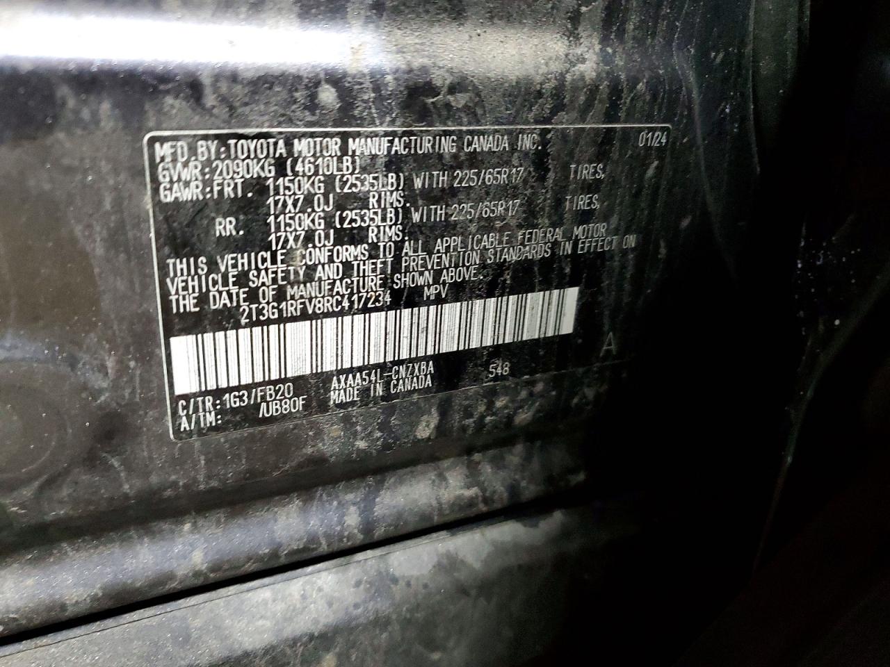 2024 TOYOTA RAV4 LE photo 14