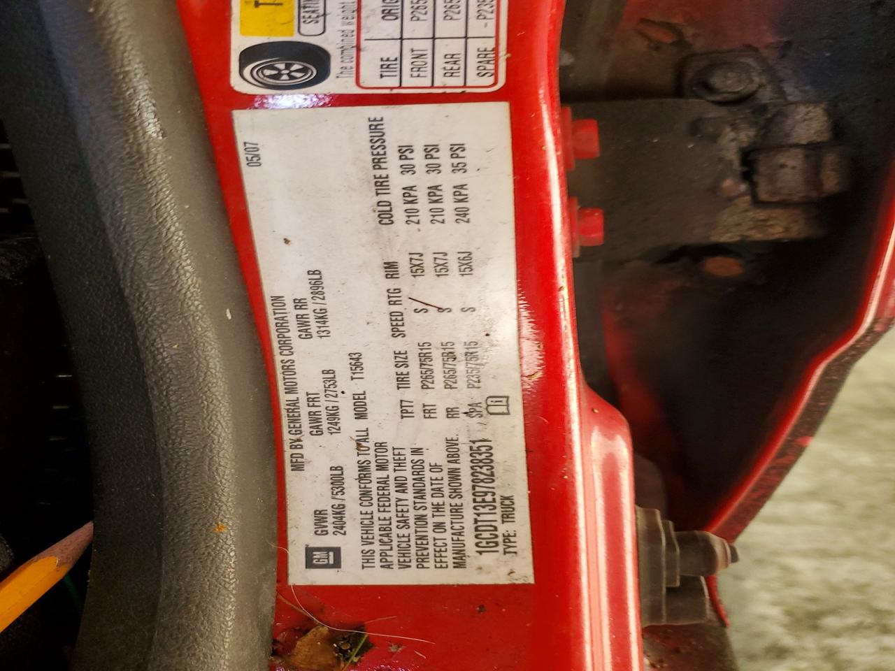 2007 CHEVROLET COLORADO photo 13