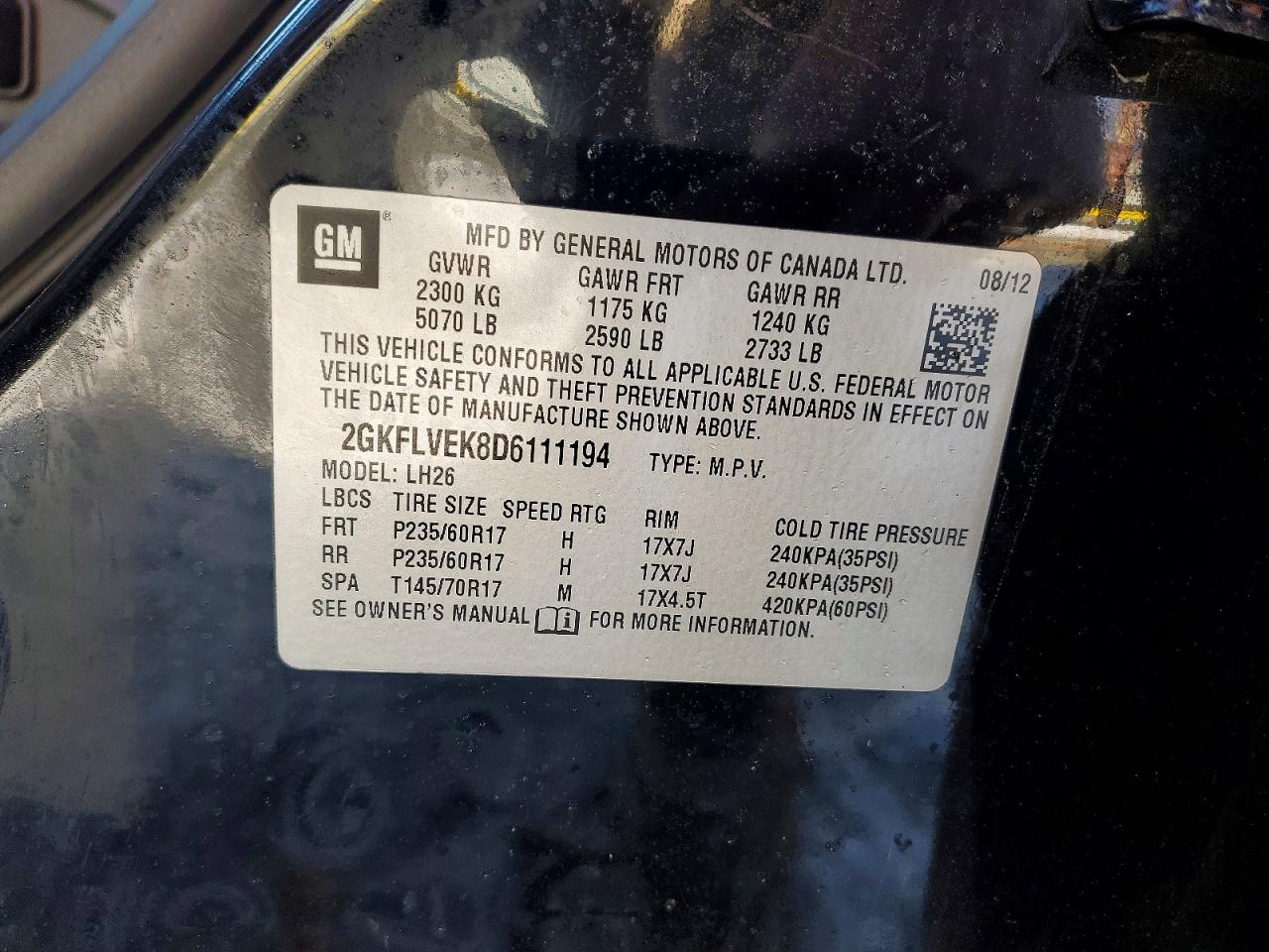 2013 GMC TERRAIN SLT photo 13