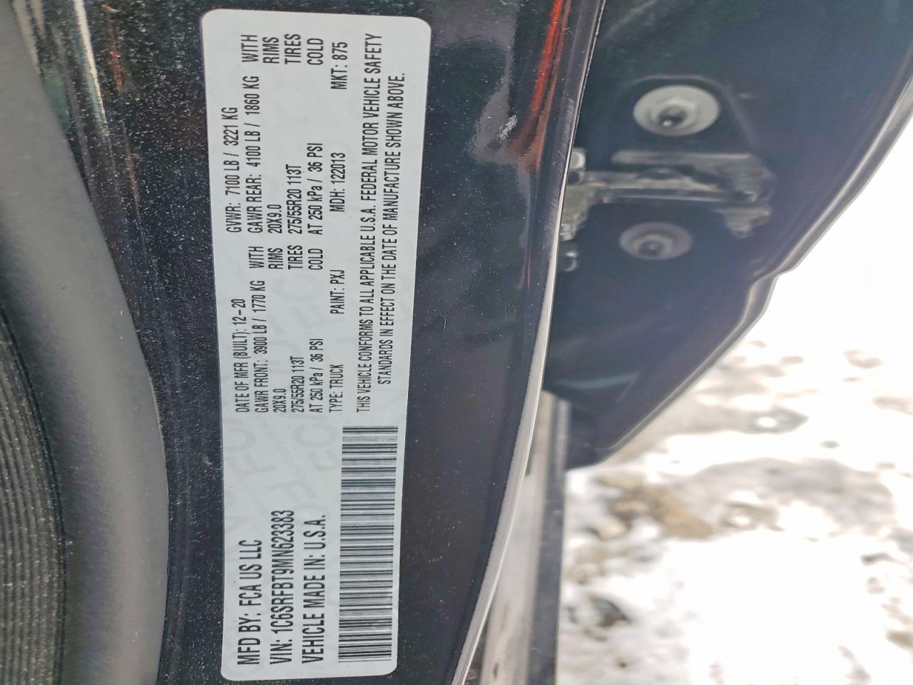2021 RAM 1500 BIG HORN/LONE STAR photo 12