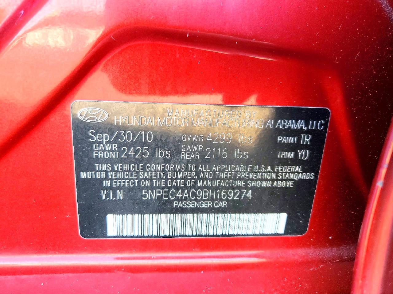 2011 HYUNDAI SONATA SE photo 12