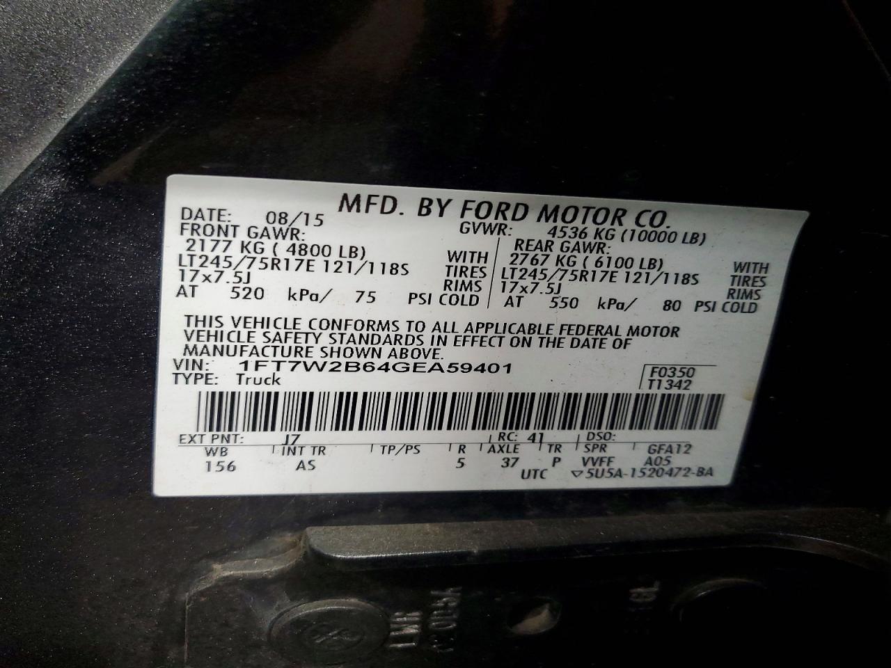 2016 FORD F250 SUPER DUTY photo 12