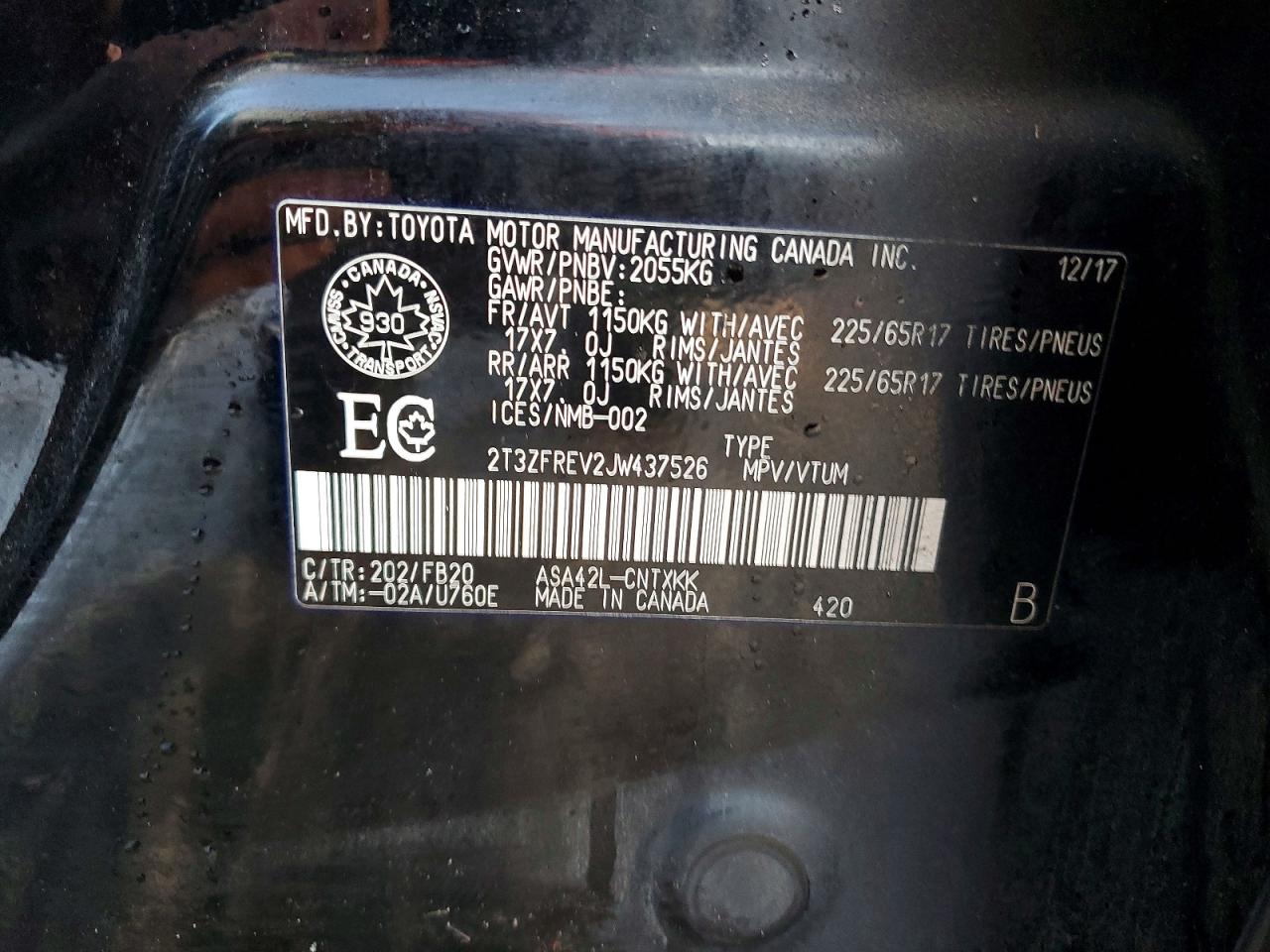 2018 TOYOTA RAV4 LE photo 14