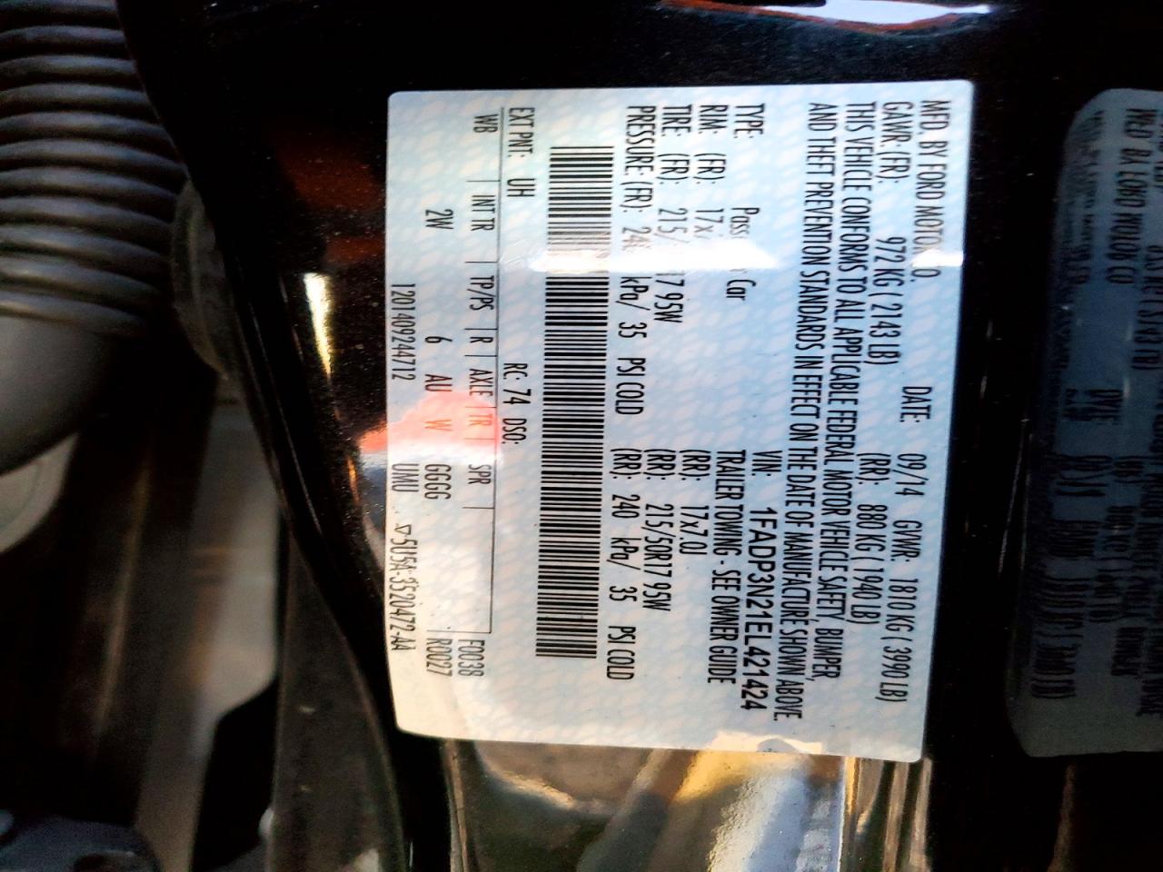 2014 FORD FOCUS TITANIUM photo 27