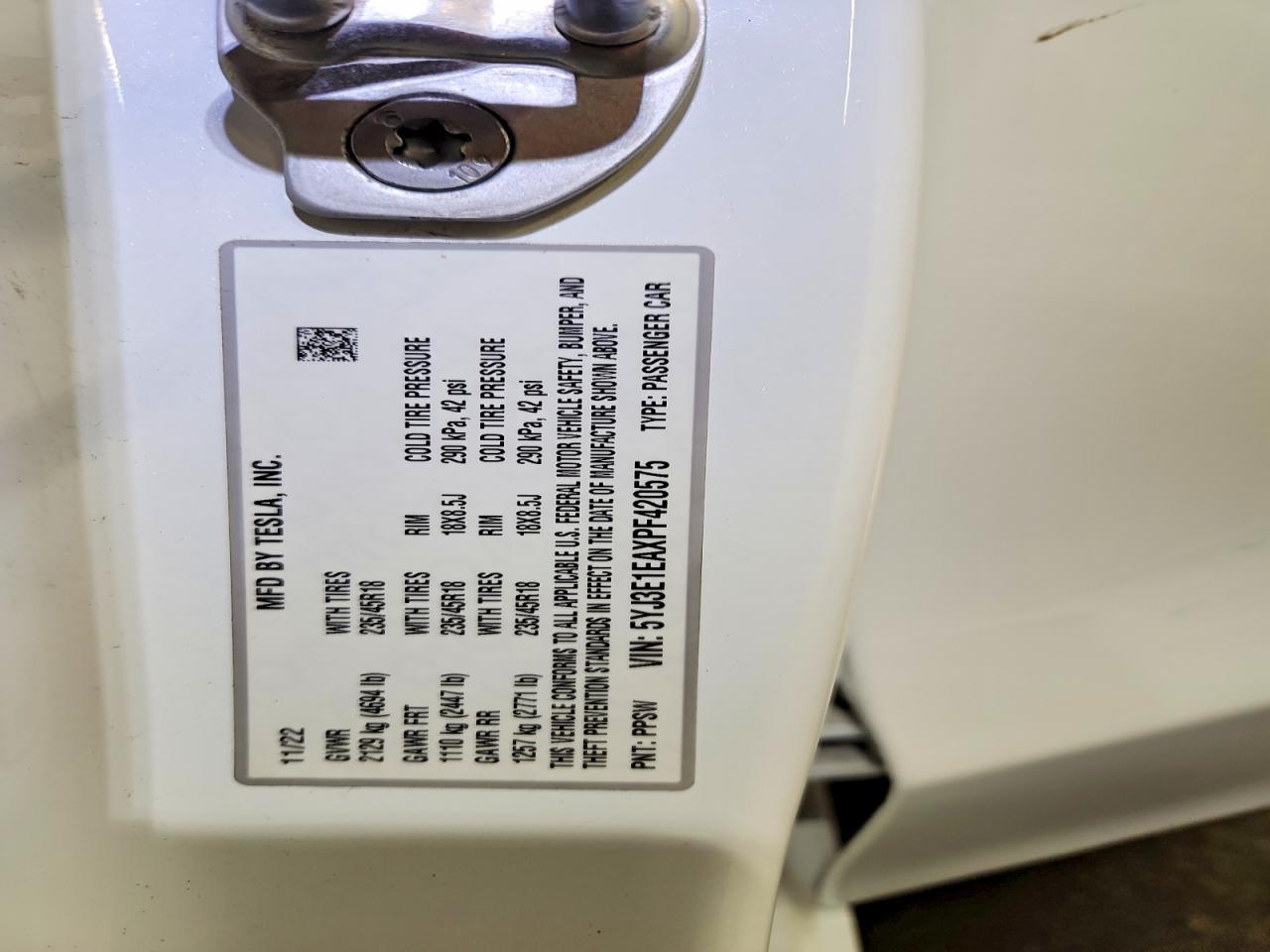 2023 TESLA MODEL 3 photo 13