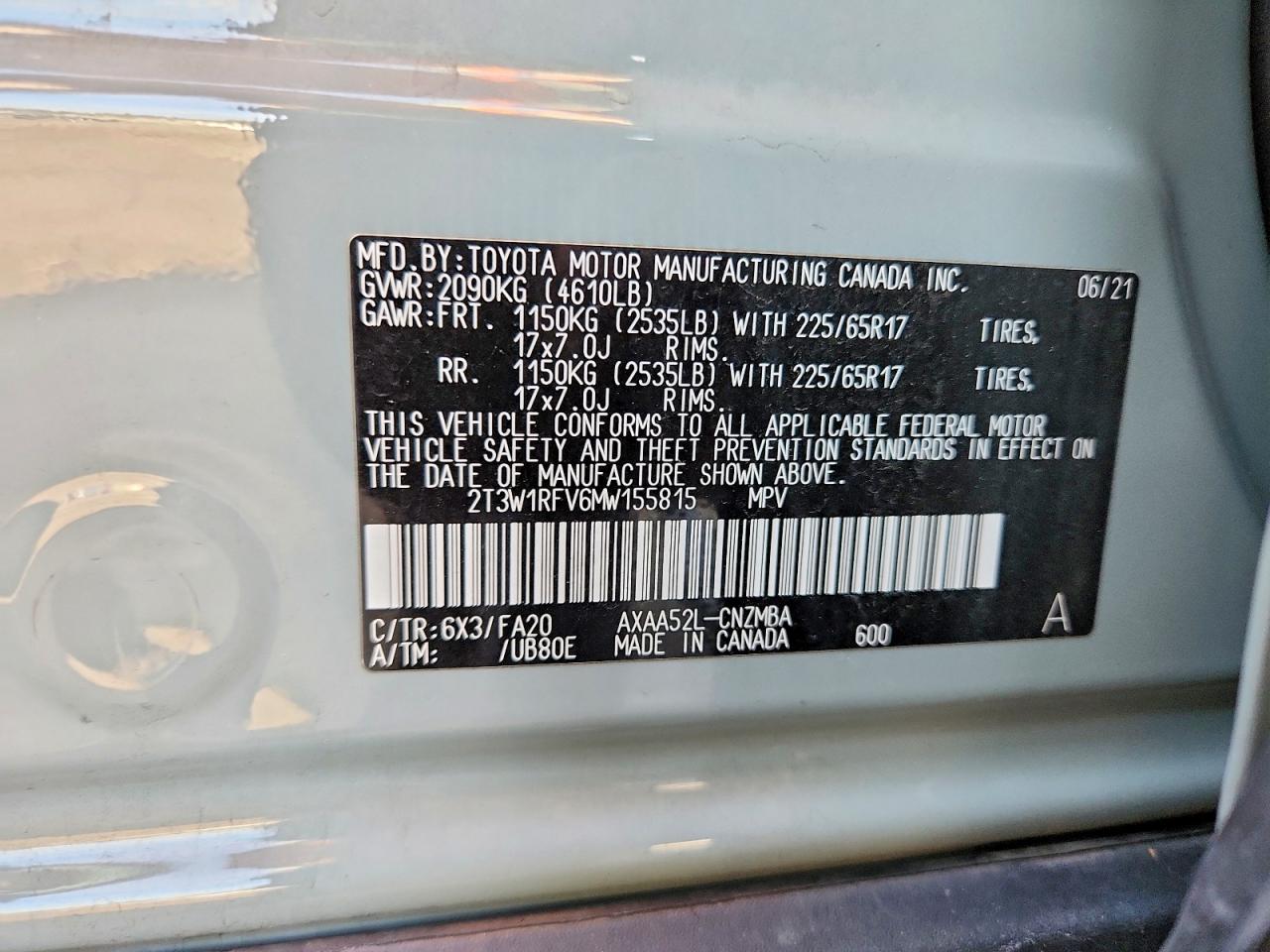 2021 TOYOTA RAV4 XLE photo 13