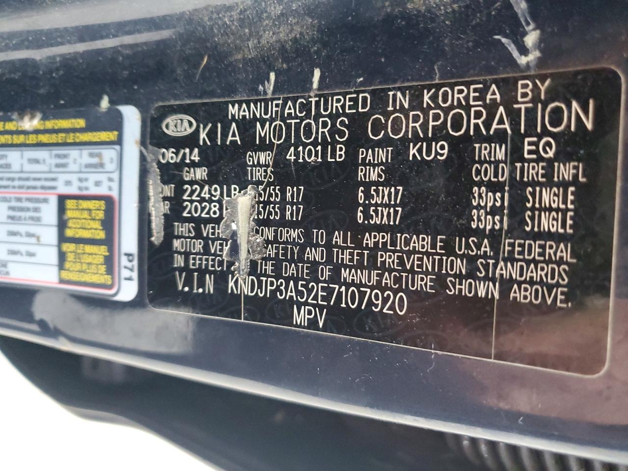 2014 KIA SOUL + photo 12