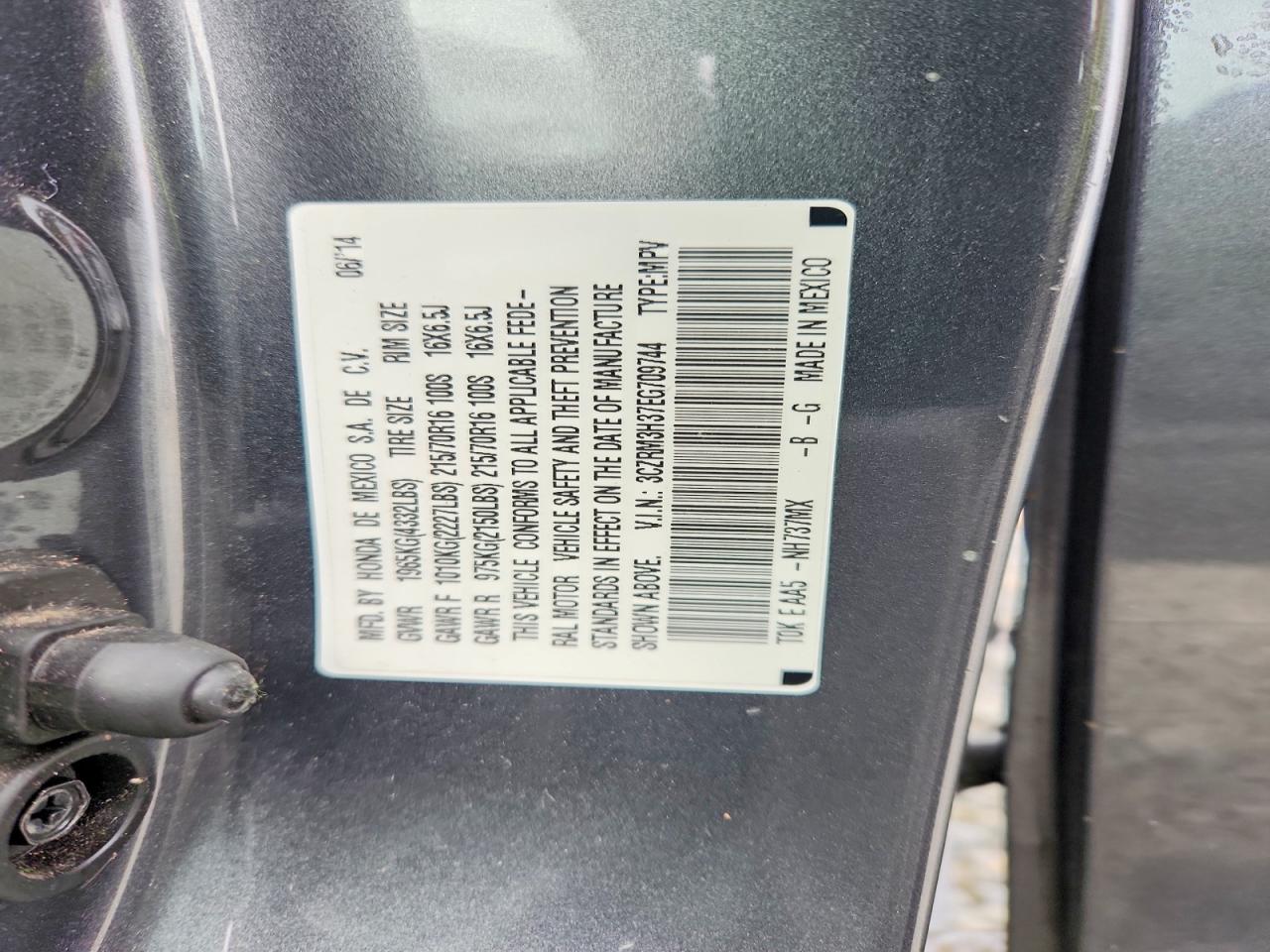 2014 HONDA CR-V LX photo 14