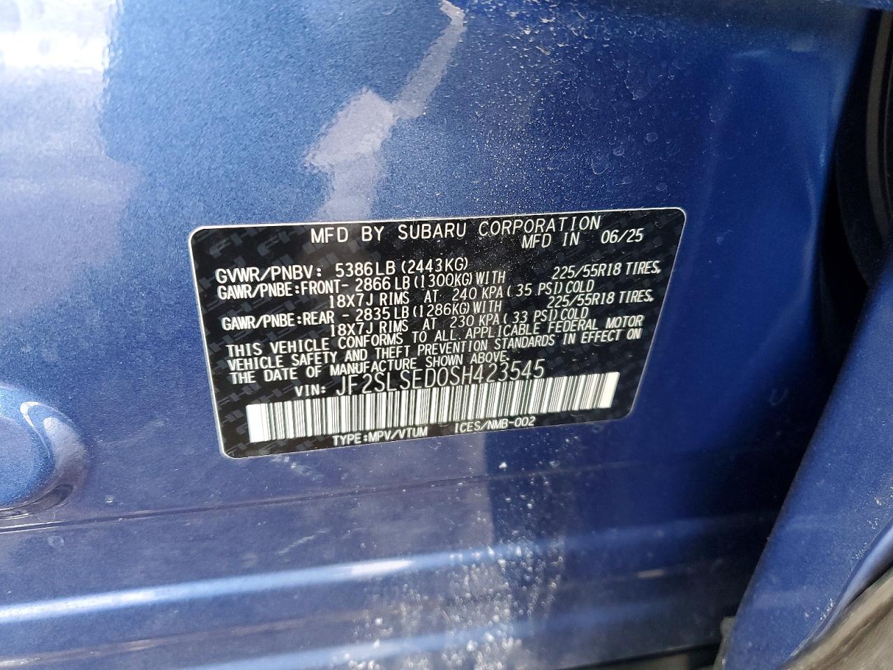 2025 SUBARU FORESTER PREMIUM photo 13
