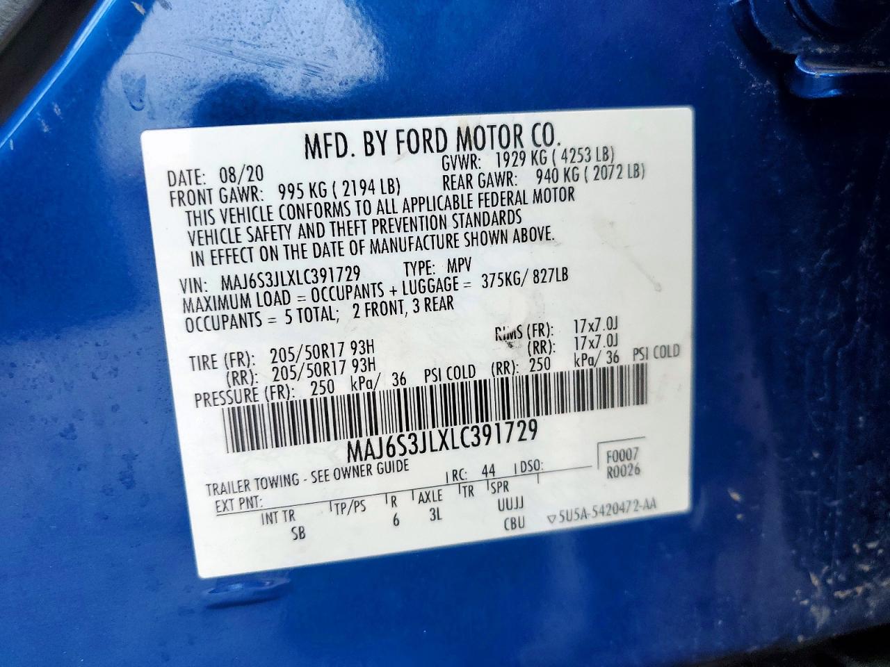 2020 FORD ECOSPORT SES photo 13