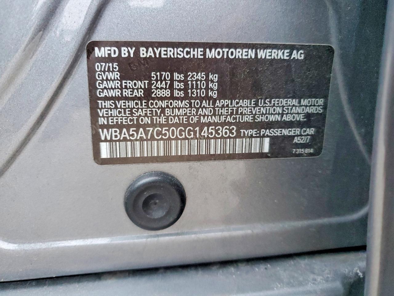 2016 BMW 528 XI photo 23