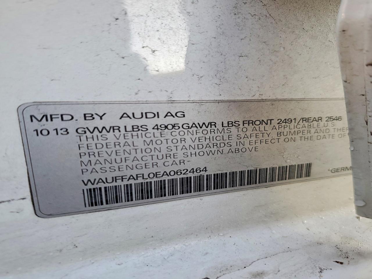2014 AUDI A4 PREMIUM PLUS photo 12
