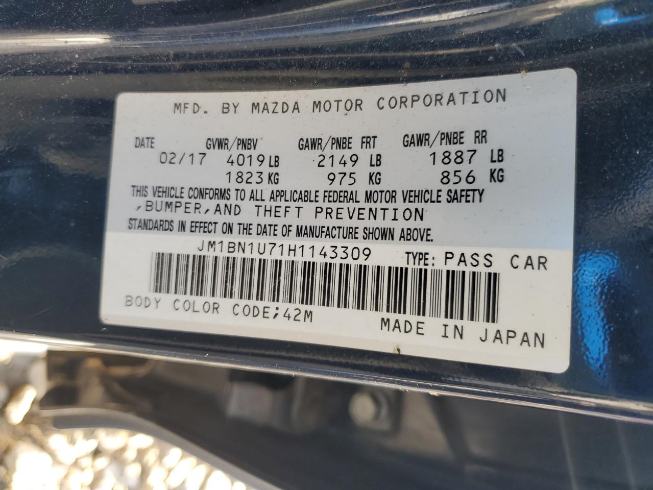 2017 MAZDA 3 SPORT photo 34