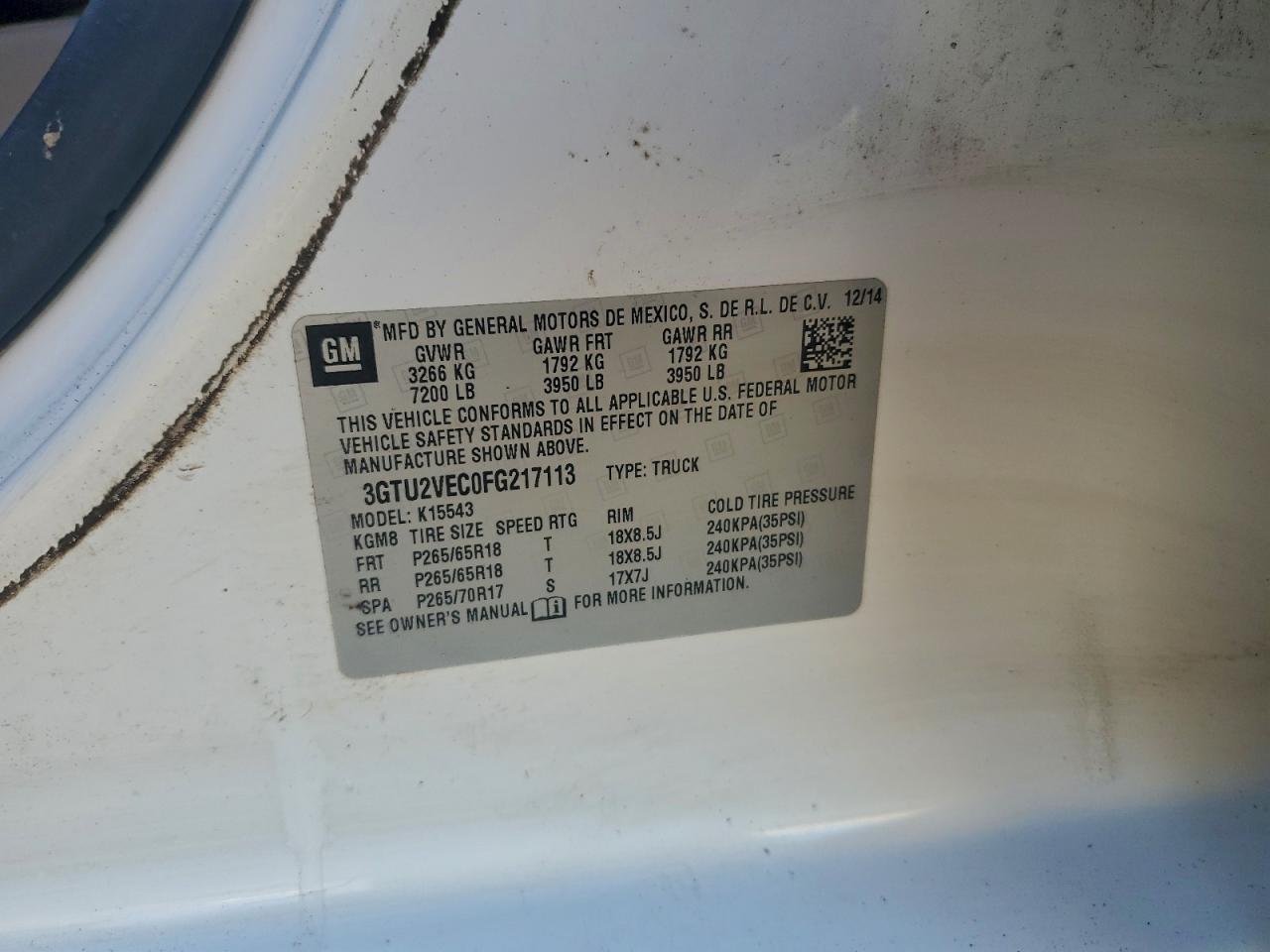 2015 GMC SIERRA K1500 SLT photo 13