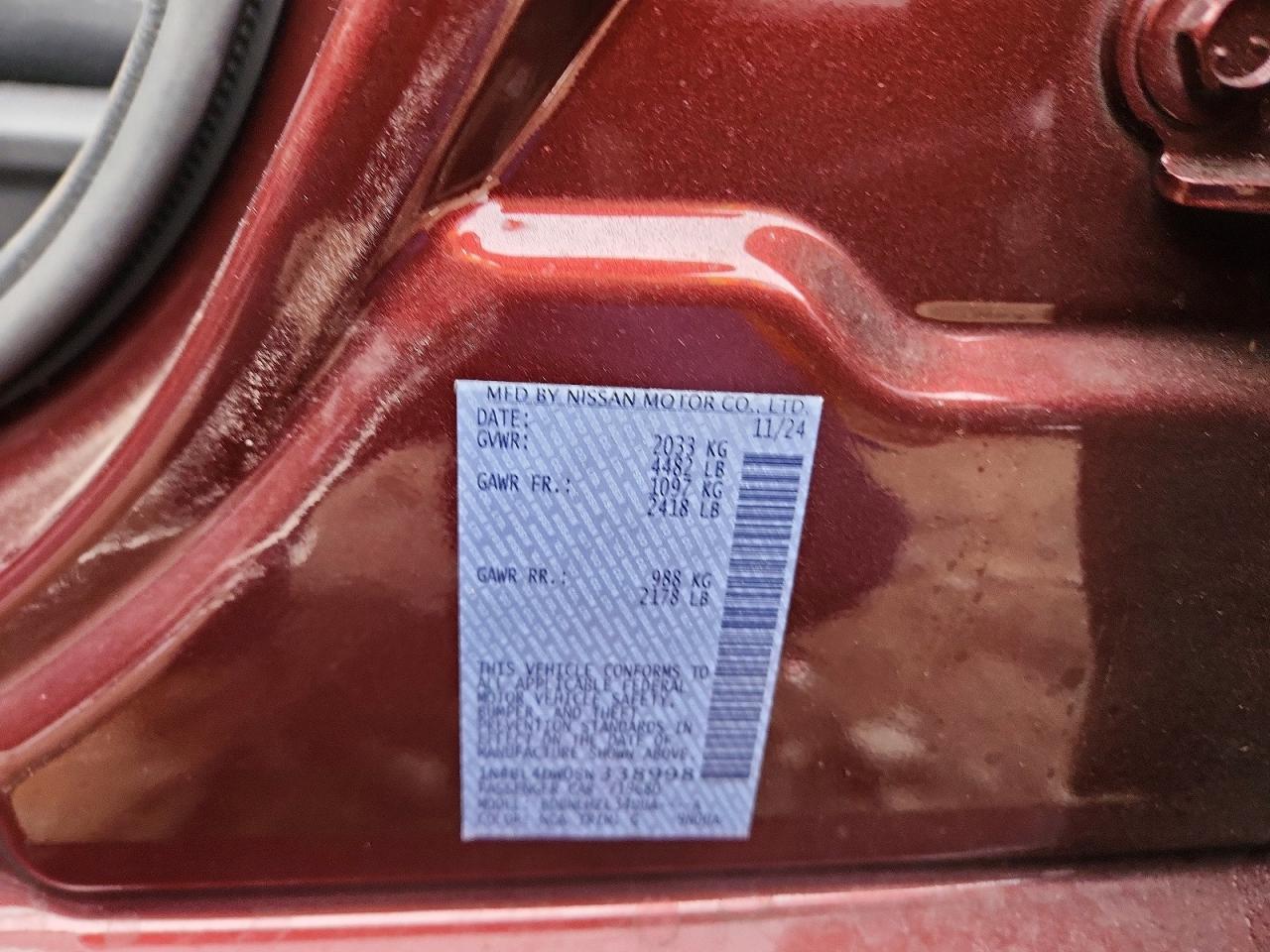 2025 NISSAN ALTIMA 2.5 SV photo 25