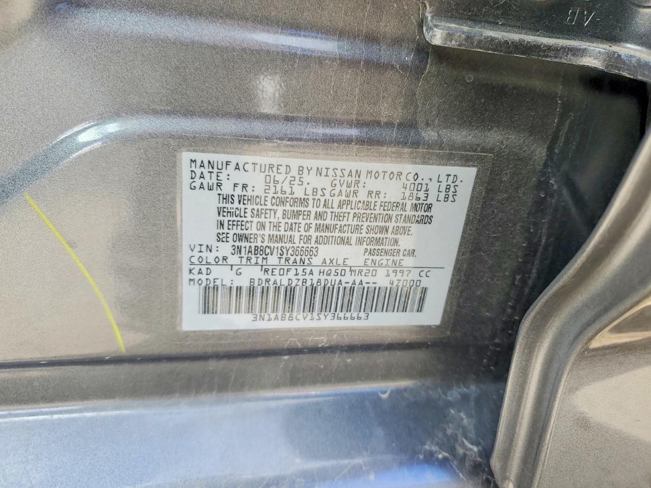 2025 NISSAN SENTRA SV photo 12