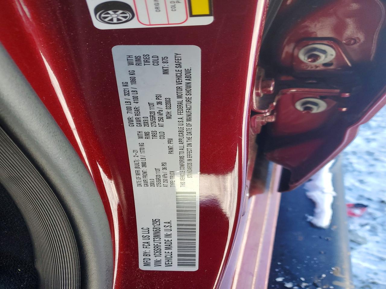 2021 RAM 1500 LARAMIE photo 23
