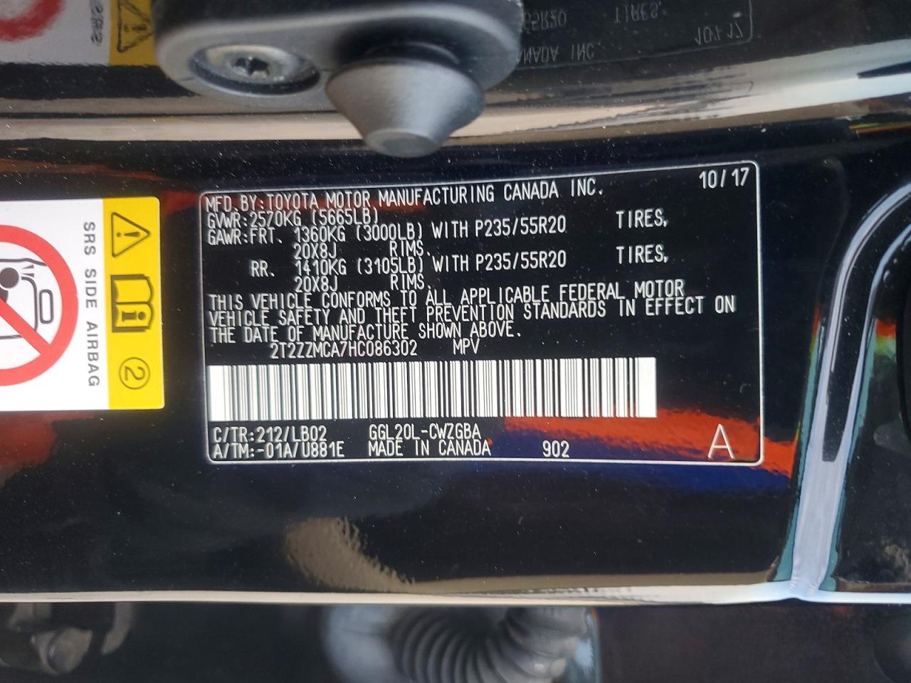 2017 LEXUS RX 350 BASE photo 14