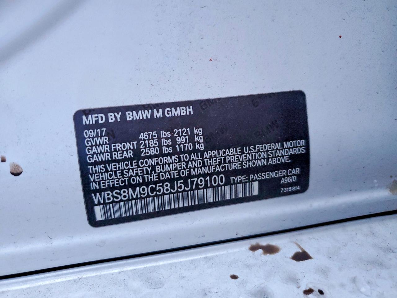 2018 BMW M3 photo 12